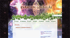 Desktop Screenshot of kvantumlovaglas.hu